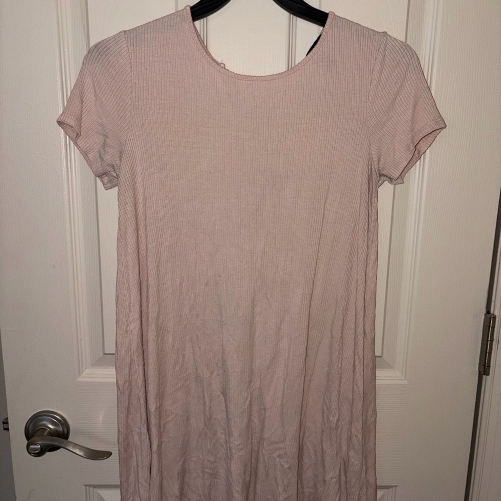 Forever 21 Blush Ribbed dress